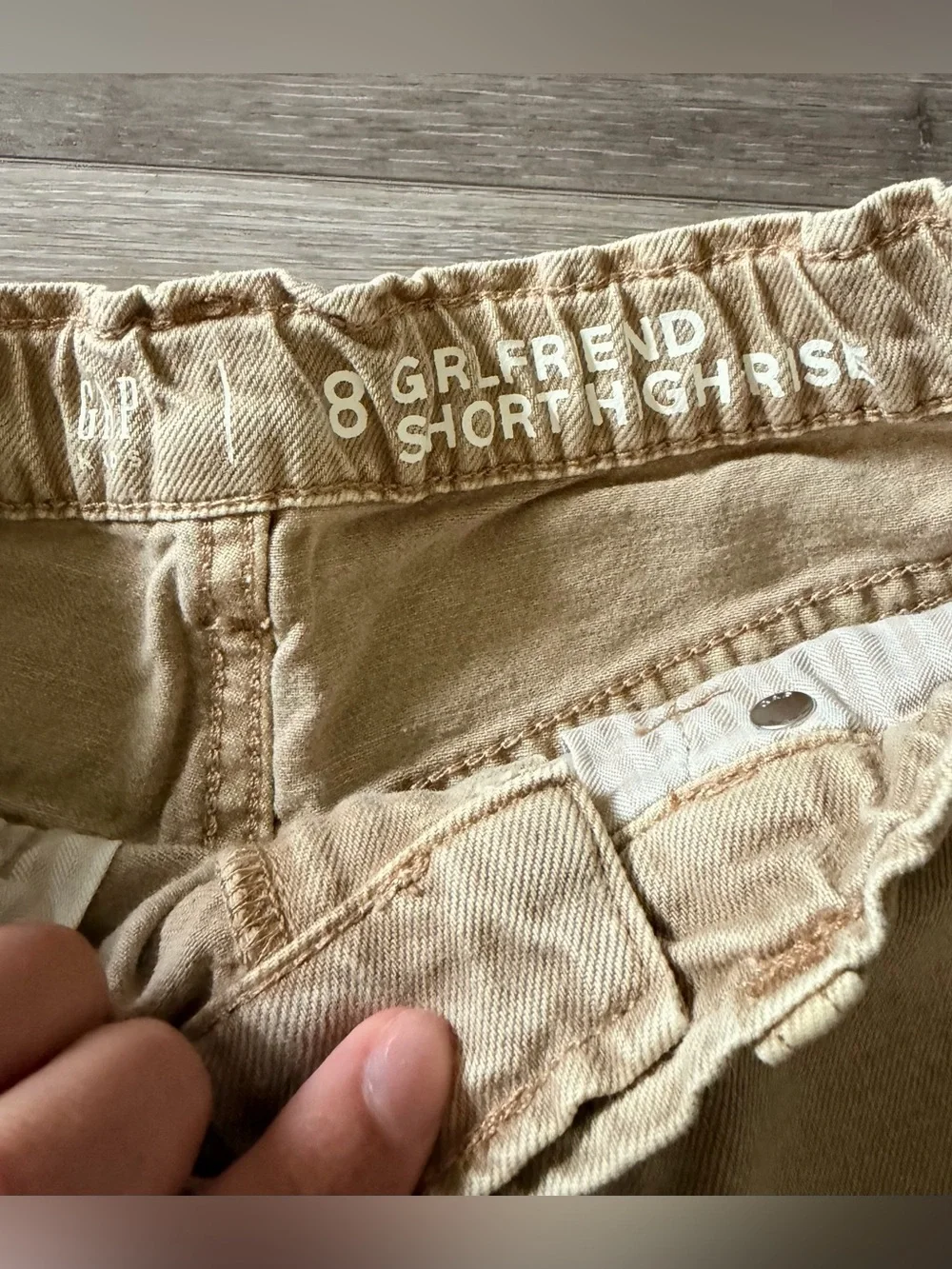 Gap Kids High Rise Girlfriend Shorts - Size 8